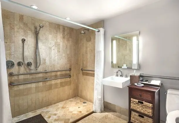 Oda, 1 En Büyük (King) Boy Yatak, Engellilere Uygun (Ocean Cabana, Transfer Shower)