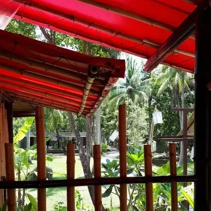 Standard Bamboo Cottage with Garden View Twin/Double