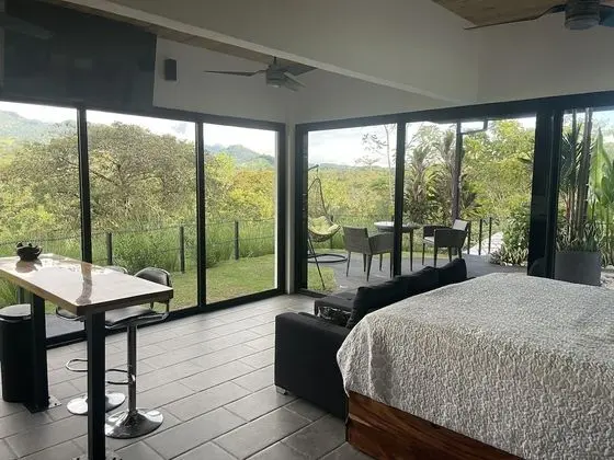 Panoramic Stüdyo Süit, Mutfak, Dağ Manzaralı