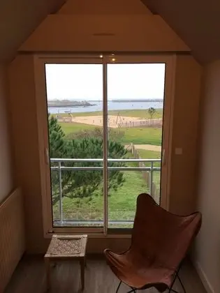 Premium Apart Daire, Banyolu/Duşlu, Deniz Manzaralı (Bord de mer)