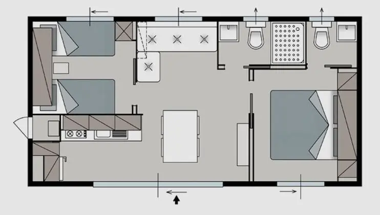 Dağ Evi, 1 Yatak Odası, Veranda