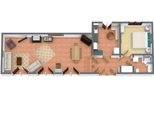 Exclusive Apart Daire, 1 Yatak Odası, Şömine, Bahçeli