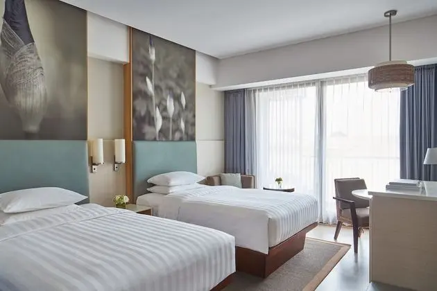 Oda, 2 Tek Kişilik Yatak, Balkon, Şehir Manzaralı