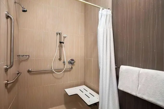 Oda, 1 En Büyük (King) Boy Yatak ve Çekyat (Mobility Accessible, Roll-In Shower)