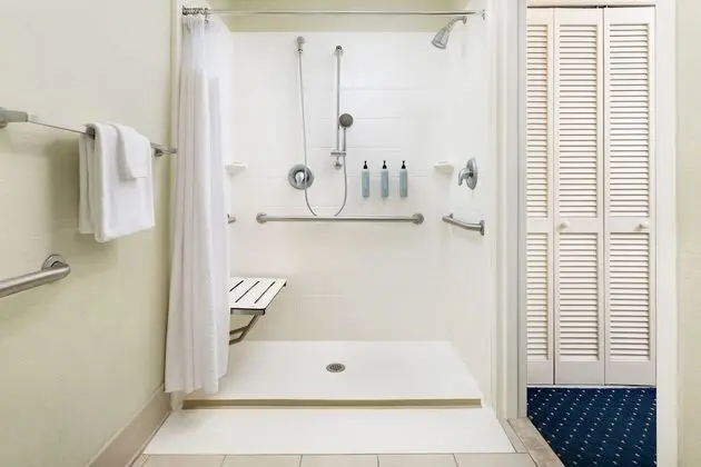 Oda, 1 En Büyük (King) Boy Yatak ve Çekyat (Mobility Accessible, Roll-In Shower)