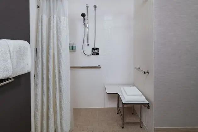 Oda, 1 En Büyük (King) Boy Yatak ve Çekyat (Mobility/Hearing Access, Roll-In Shwr)