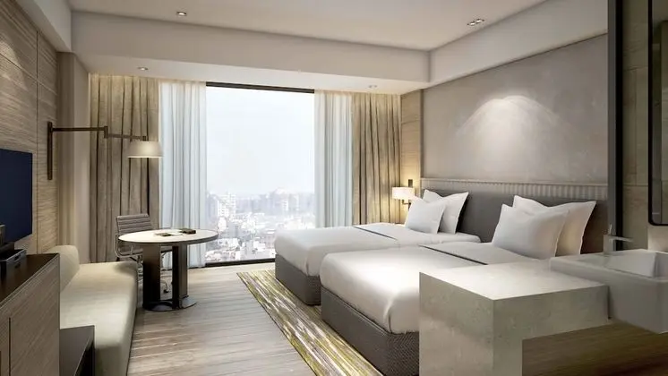 Oda, 2 Tek Kişilik Yatak, Şehir Manzaralı
