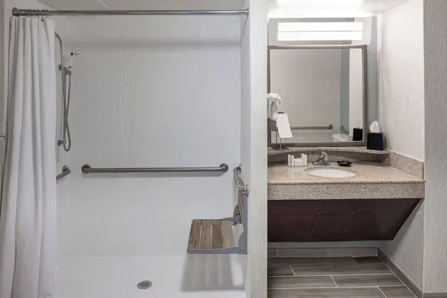 Oda, 1 En Büyük (King) Boy Yatak ve Çekyat, Okyanusa Sıfır (Mobility Accessible, Roll-In Shower)