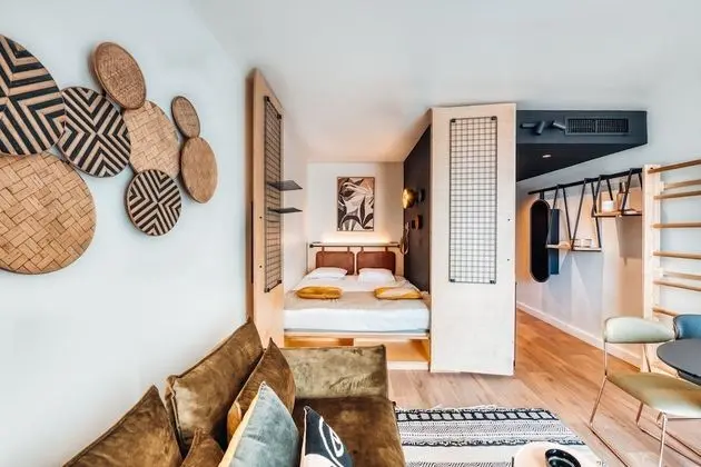 Stüdyo Süit, 1 Büyük (Queen) Boy Yatak, Küçük Mutfak