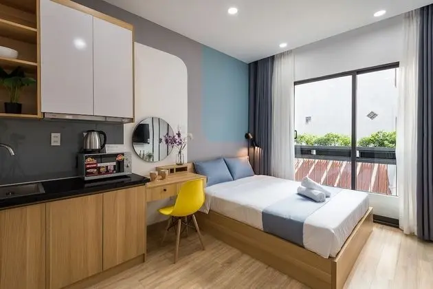 Deluxe Stüdyo, 1 Büyük (Queen) Boy Yatak, Balkon