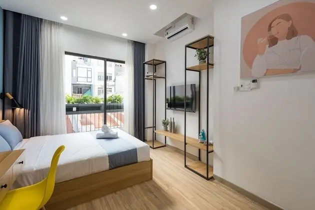 Deluxe Stüdyo, 1 Büyük (Queen) Boy Yatak, Balkon