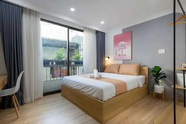 Premium Stüdyo, 1 Büyük (Queen) Boy Yatak, Balkon