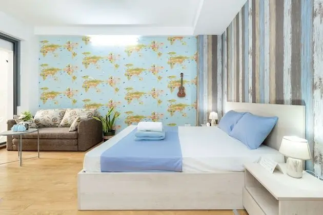 Deluxe Stüdyo, 1 Büyük (Queen) Boy Yatak, Sigara İçilmez, Küçük Mutfak