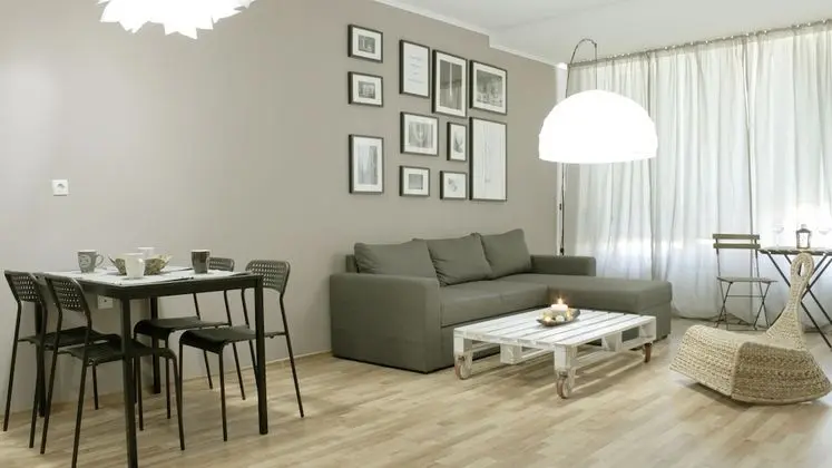 City Apart Daire, 1 Büyük (Queen) Boy Yatak ve Çekyat, Dağ Manzaralı