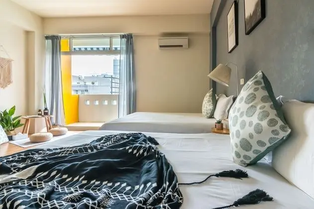 Deluxe Dört Kişilik Oda, 2 Çift Kişilik Yatak, Balkon