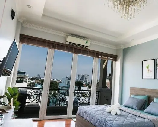 Deluxe Tek Büyük Yataklı Oda, Balkon, Nehir Manzaralı