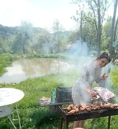 Oda, 1 Yatak Odası, Şömine