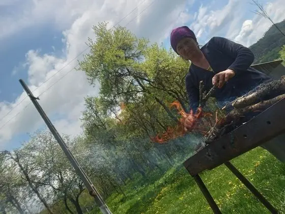 Oda, 1 Yatak Odası, Şömine