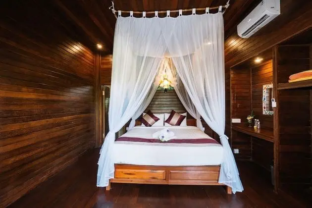 Superior Bungalov, 1 Çift Kişilik Yatak, Bahçe Manzaralı