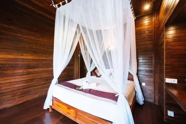Superior Bungalov, 1 Çift Kişilik Yatak, Bahçe Manzaralı