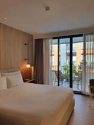 Junior Süit, 1 En Büyük (King) Boy Yatak, Balkon, Havuz Manzaralı