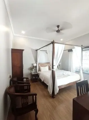Deluxe Dört Kişilik Oda, 1 Yatak Odası, Balkon, Bahçe Manzaralı