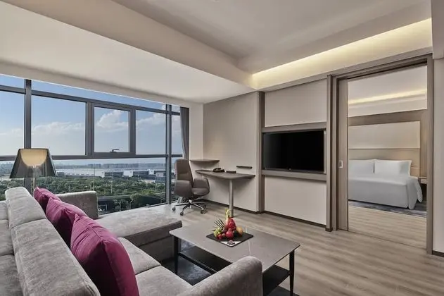 Süit, 1 Yatak Odası, Business Dinlenme Salonu Kullanımı (High Floor)