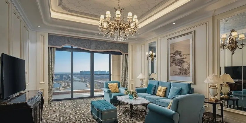 Süit, 1 Yatak Odası, Göl Manzaralı (Living Area)
