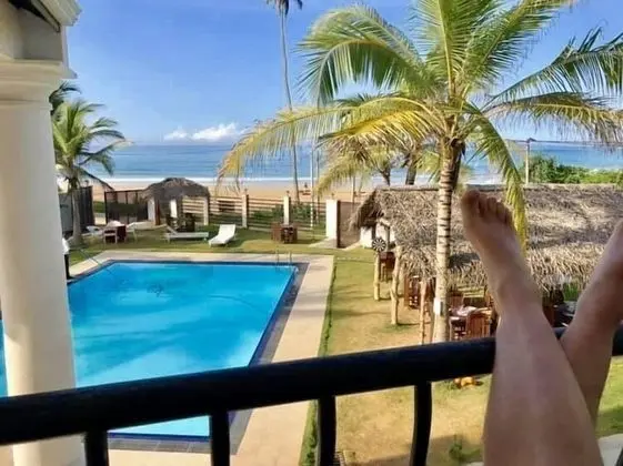 Deluxe Tek Büyük Yataklı Oda, Balkon, Plaj Manzaralı