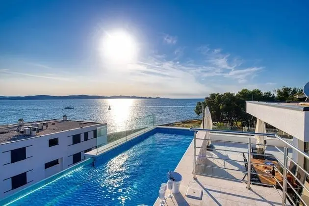 Panoramic Apart Daire, 3 Yatak Odası, Kişiye Özel Havuzlu, Deniz Manzaralı