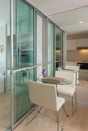 Studio with kitchenette