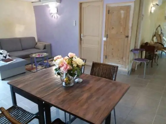 Deluxe Apart Daire, Özel Banyo, Bahçe Manzaralı (Gîte AMETHYSTE)