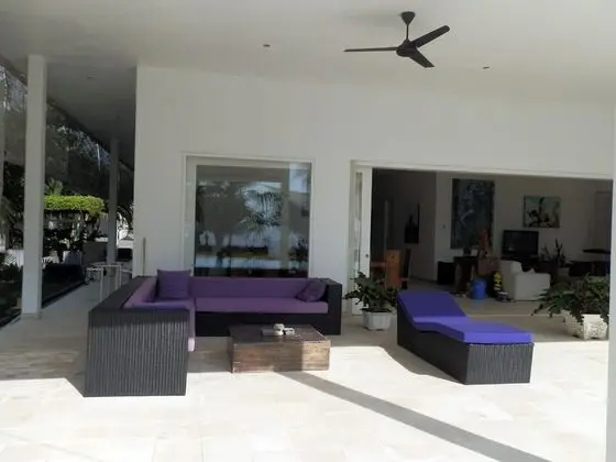 Deluxe Villa, 4 Yatak Odası, Okyanus Manzaralı, Denize Sıfır