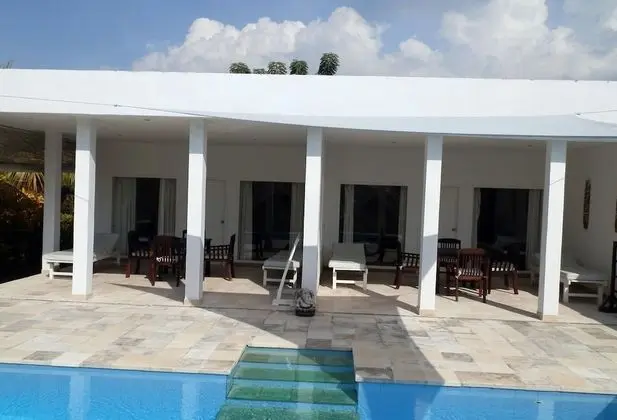Deluxe Villa, 4 Yatak Odası, Okyanus Manzaralı, Denize Sıfır
