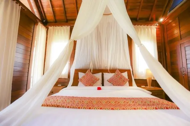 Deluxe Bungalov, Bahçe Manzaralı