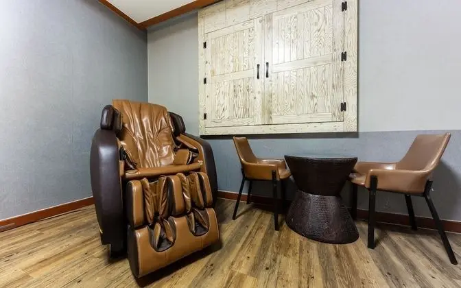 Oda (Massage chair (65 inch TV Netflix ava)