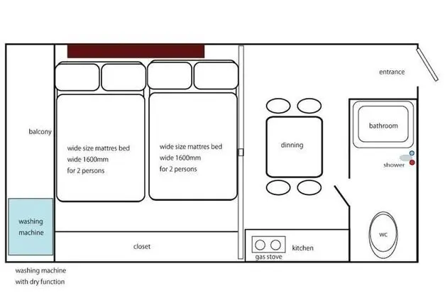 Daire, 1 Yatak Odası (401)