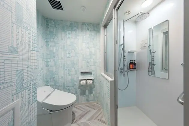Standard Oda, Sadece kadınlar için, Sigara İçilmez (Top Floor, Shower Only)