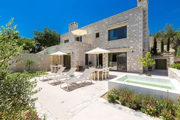 Villa, 4 Yatak Odası, Sıcak Su Küveti, Deniz Manzaralı (Maria & Konstantina)