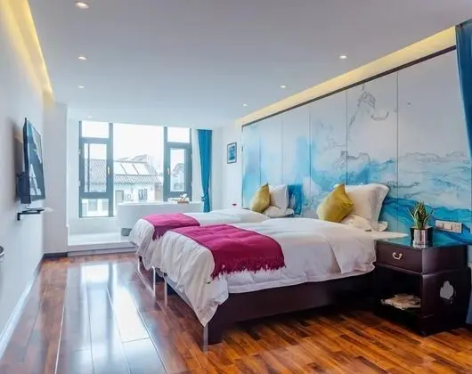 Deluxe İki Ayrı Yataklı Oda, 1 Yatak Odası, Küvet, Tepe Manzaralı