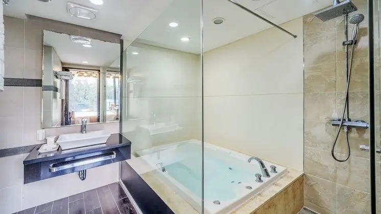 Family Oda, 2 Yatak Odası, Kişiye Özel Havuzlu (Gaon pool villa, Base/Max 4pax)