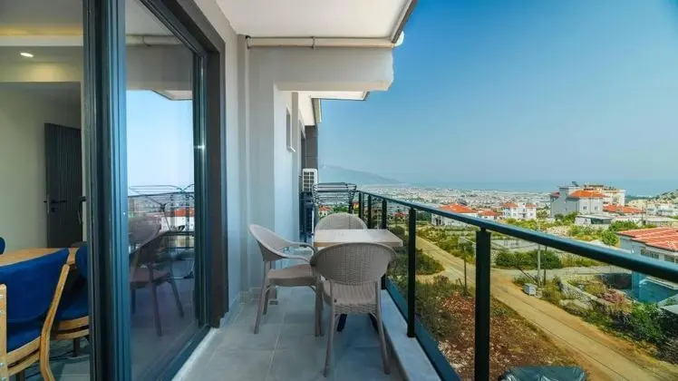Deluxe Oda, Deniz Manzaralı, Balkonlu
