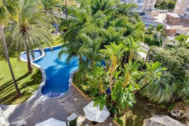 Tek Büyük Yataklı Oda, Balkon, Bahçe Manzaralı
