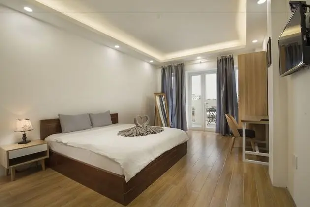 Deluxe Tek Büyük Yataklı Oda, Balkon (Old Quarter View)