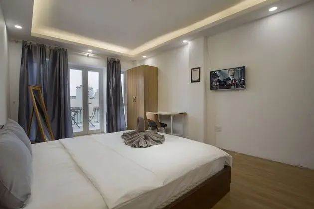 Deluxe Tek Büyük Yataklı Oda, Balkon (Old Quarter View)