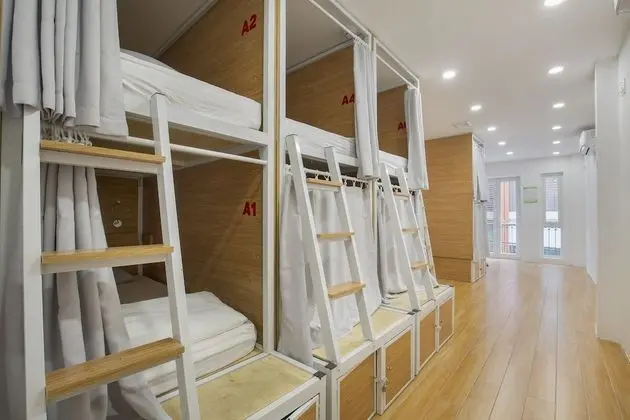 Ortak Ranzalı Oda, Karma Ranzalı Oda, Balkon, Şehir Manzaralı (Bed in 12-Bed)