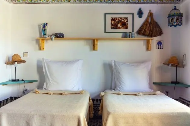 İki Ayrı Yataklı Oda, 2 Tek Kişilik Yatak (Chaouen)