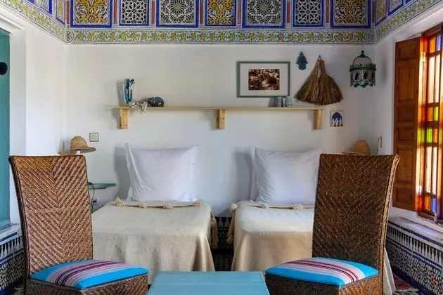 İki Ayrı Yataklı Oda, 2 Tek Kişilik Yatak (Chaouen)