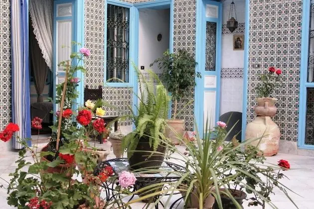 Süit, Birden Çok Yatak, Sigara İçilmez, Avlu Manzaralı (Suite Hassine)