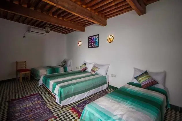 Family Dört Kişilik Oda, Birden Çok Yatak, Avlu Manzaralı (Essaouira)